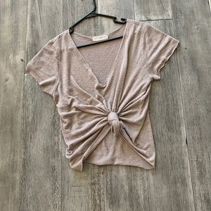 Taupe Short Sleeve Shirt